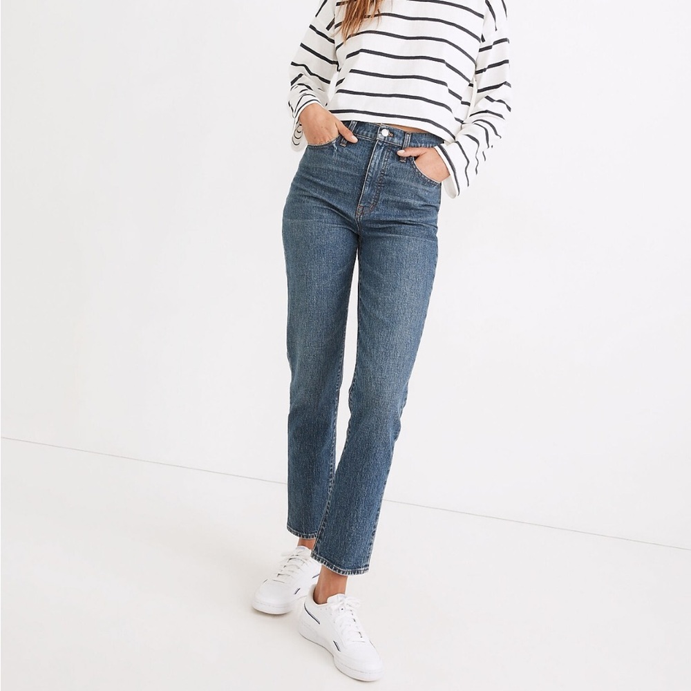 Madewell Petite Classic Straight Jeans